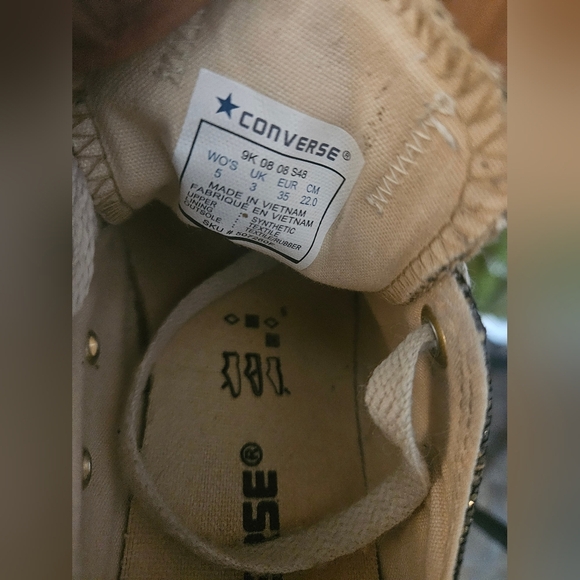 Converse Gold Glitter Chuck Taylor All Star Low Top (WO'S 5) - Picture 10 of 10